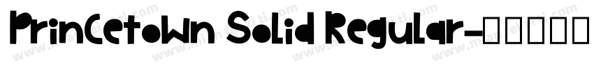 Princetown Solid Regular字体转换